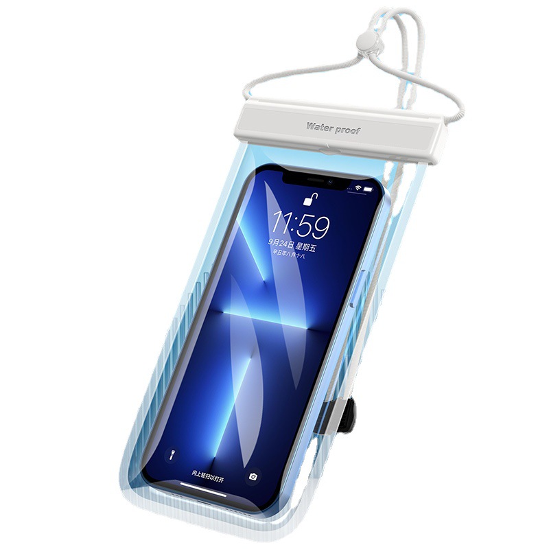 New Swimming Diving Mobile Phone Waterproof Bag Tpu Touch Screen Dust And Waterproof Mobile Phone Bag Transparent Mobile Phone Waterproof Case Item Picture