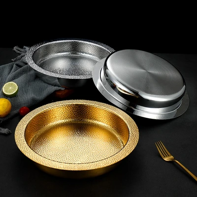 Stainless Steel Plate Ins Wind Cutlery Crayfish Plate Japanese Plate High Appearance Level Commercial Western Plate
