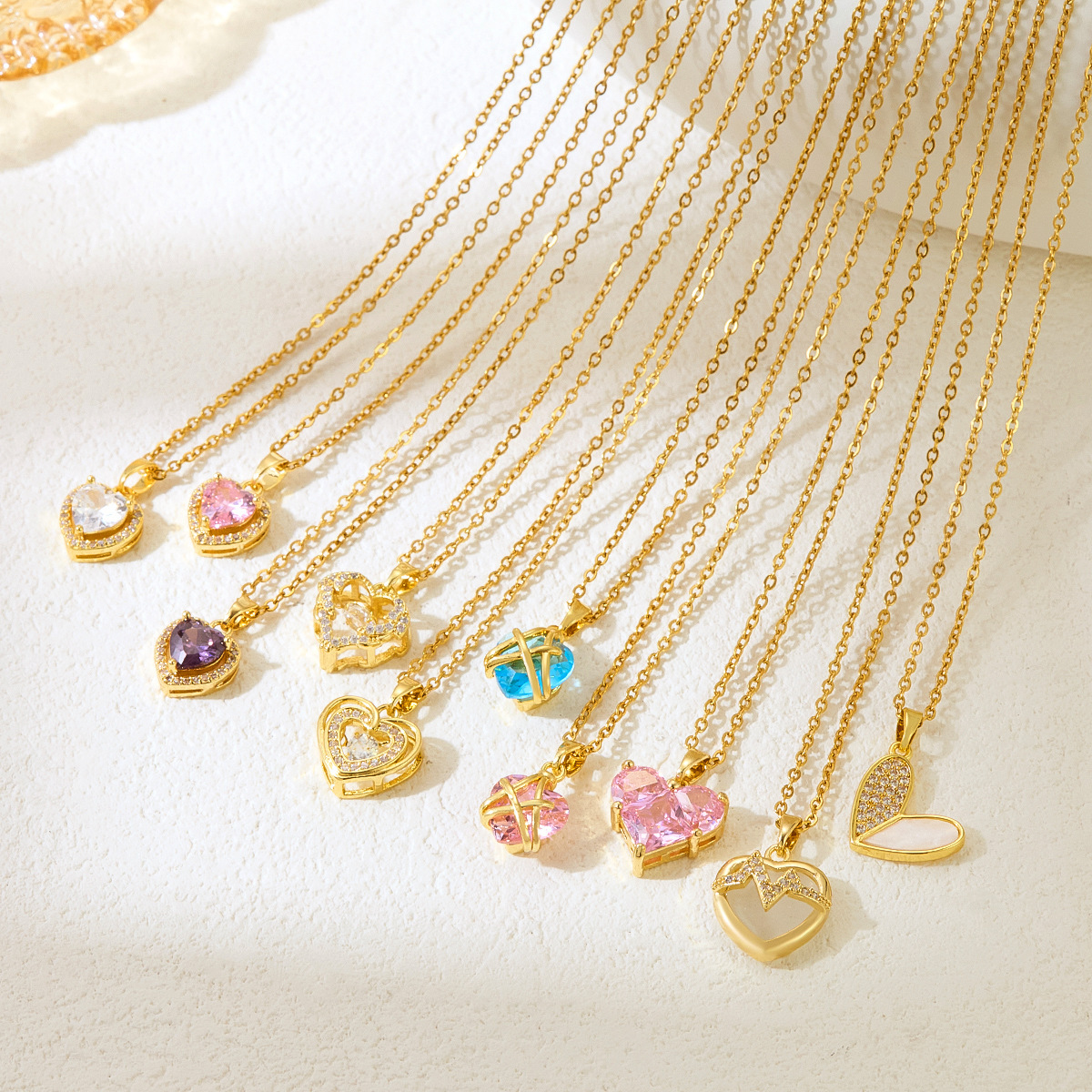 项链/珍珠/天然石项链/珍珠链条女款拼接气质/珍珠项链细节图