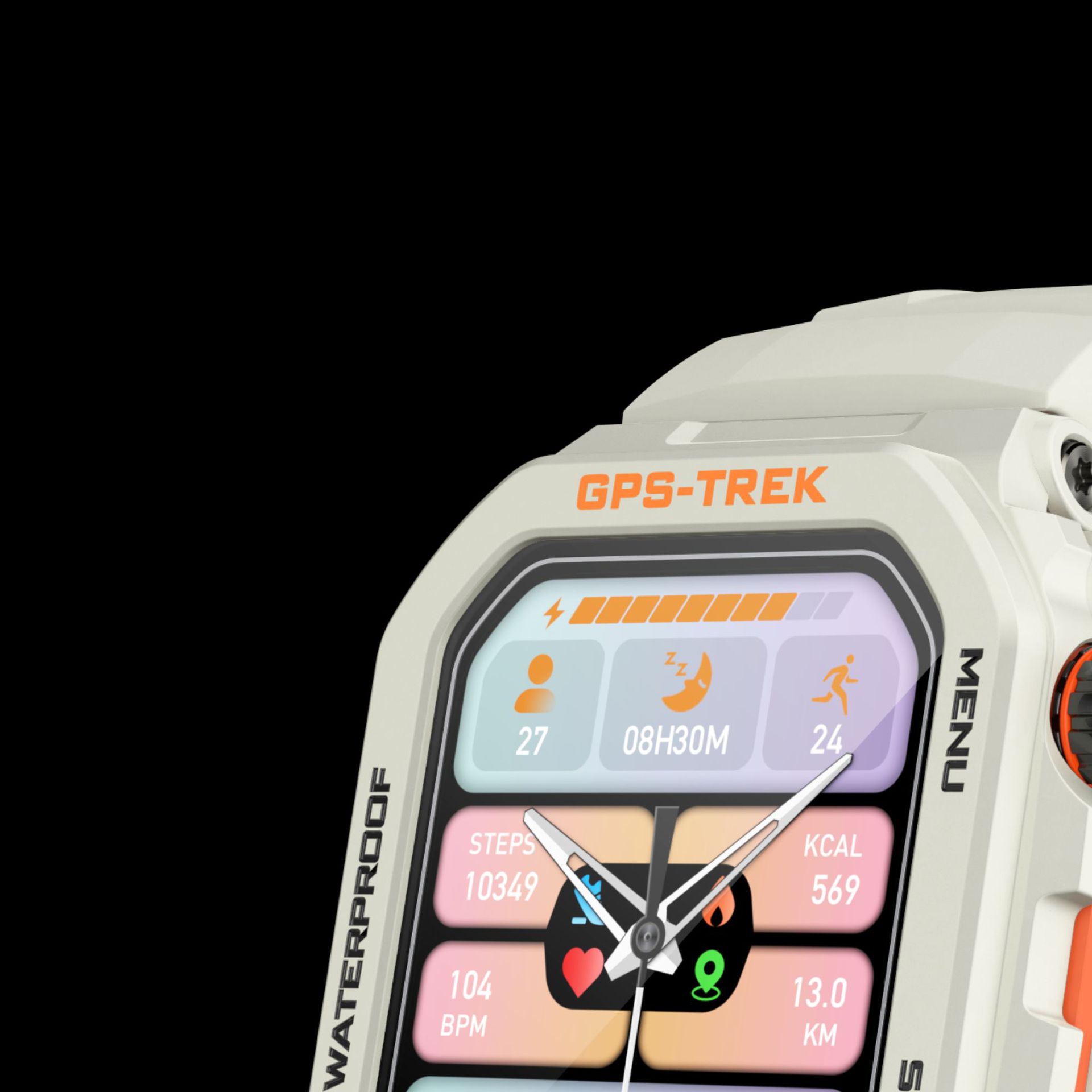 Deporte reloj inteligente frecuencia cardíaca presión arterial detección mensaje push impermeable resistente a terremotos larga duración bluetooth llamada reloj Specification image