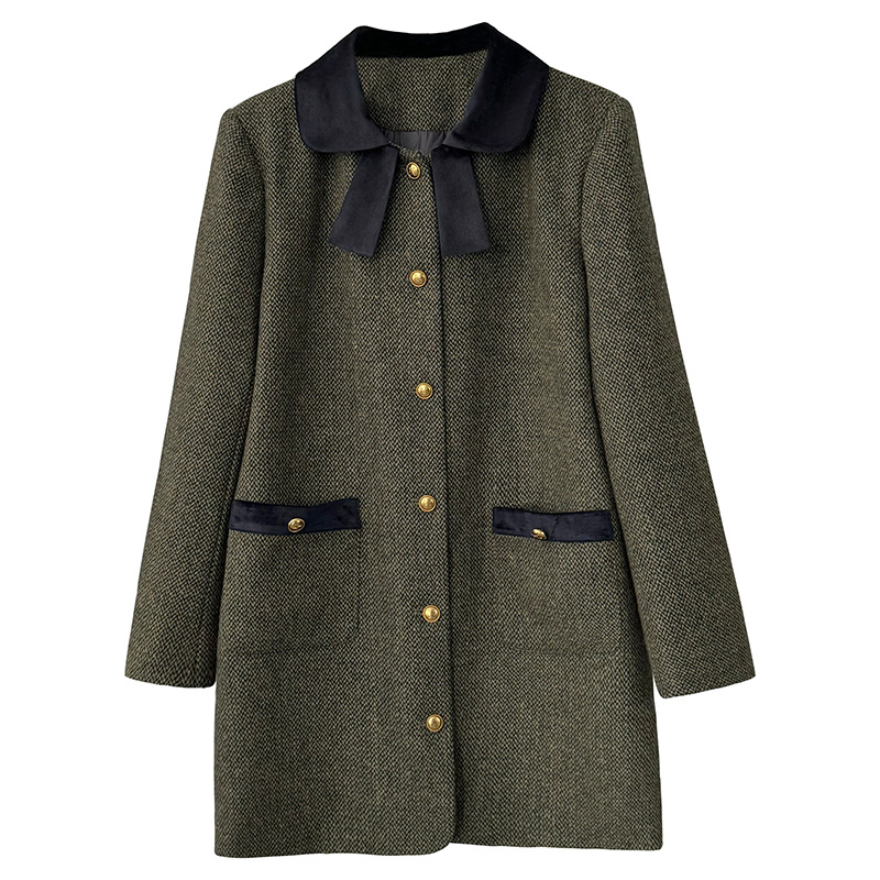 [Year-End Clearance, Not Refundable] Down Small Fragrant Wind Dress Feminine White Duck Down Coat 2352 Item Picture