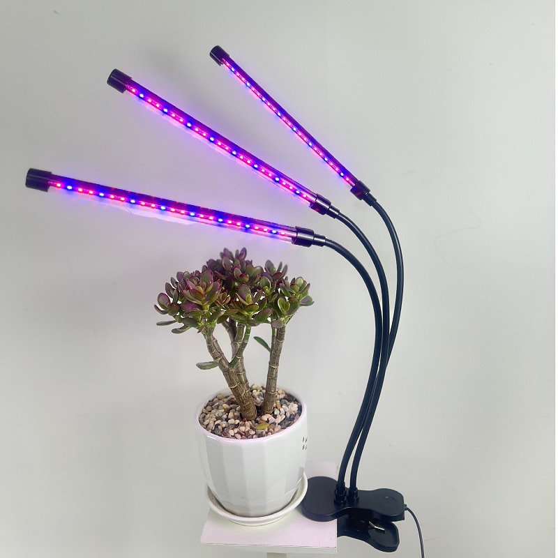 Cross-border bestseller USB indoor LED full-spectrum clip timed dimming succulent coloring plant supplementary lighting growth lamp full figure