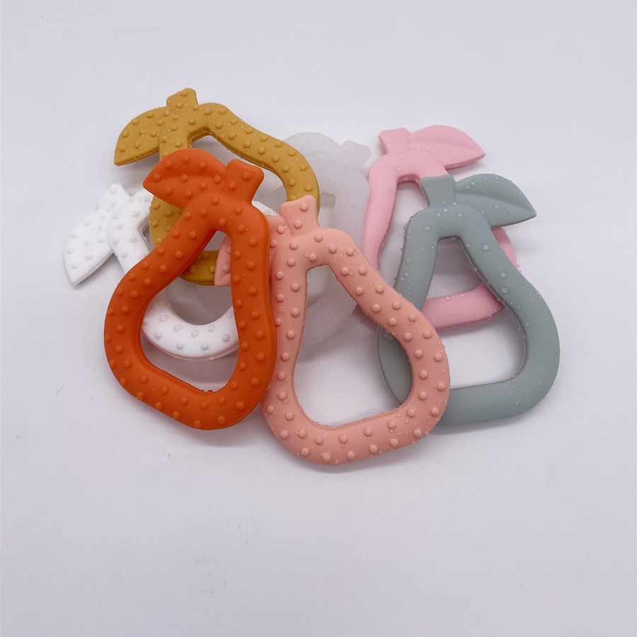 Silicone teething toys, food-grade soft bite gel, baby teething fun Silicone teething gel Application Scenario