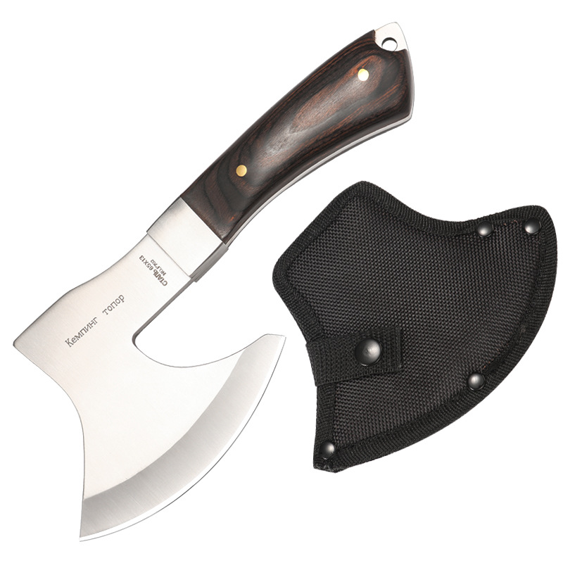 Wholesale outdoor camping multi-purpose woodworking axes, survival stainless steel waist axes, firewood splitting tactical axes, and mountain opening and logging axes Item Picture
