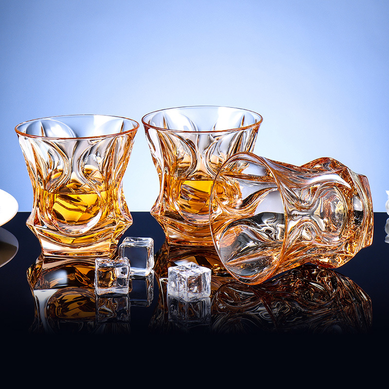 酒具/水杯水晶玻璃/威士忌水晶玻璃/不锈钢配件/清酒壶产品图