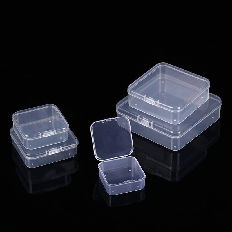 方形PP塑料盒子长方形半透明包装盒小物料盒带盖零件首饰收纳盒详情图4