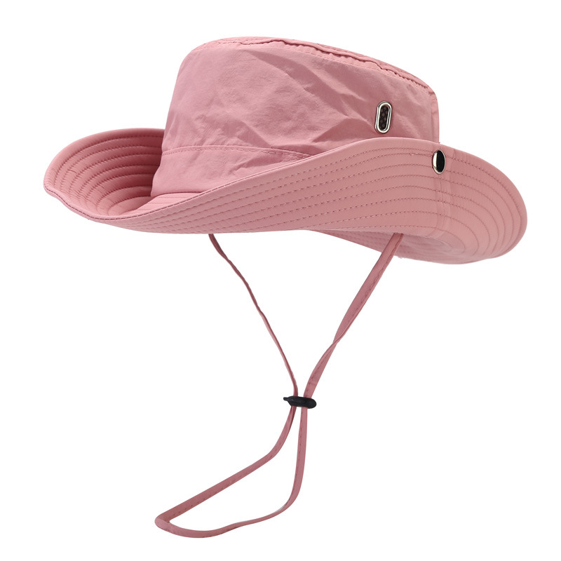 Quick-Drying Fisherman Hat Outdoor Camping Trekking Hat Rope Climbing Hat Western Cowboy Hat Man Big Brimmed Trekking Hat Woman details Picture