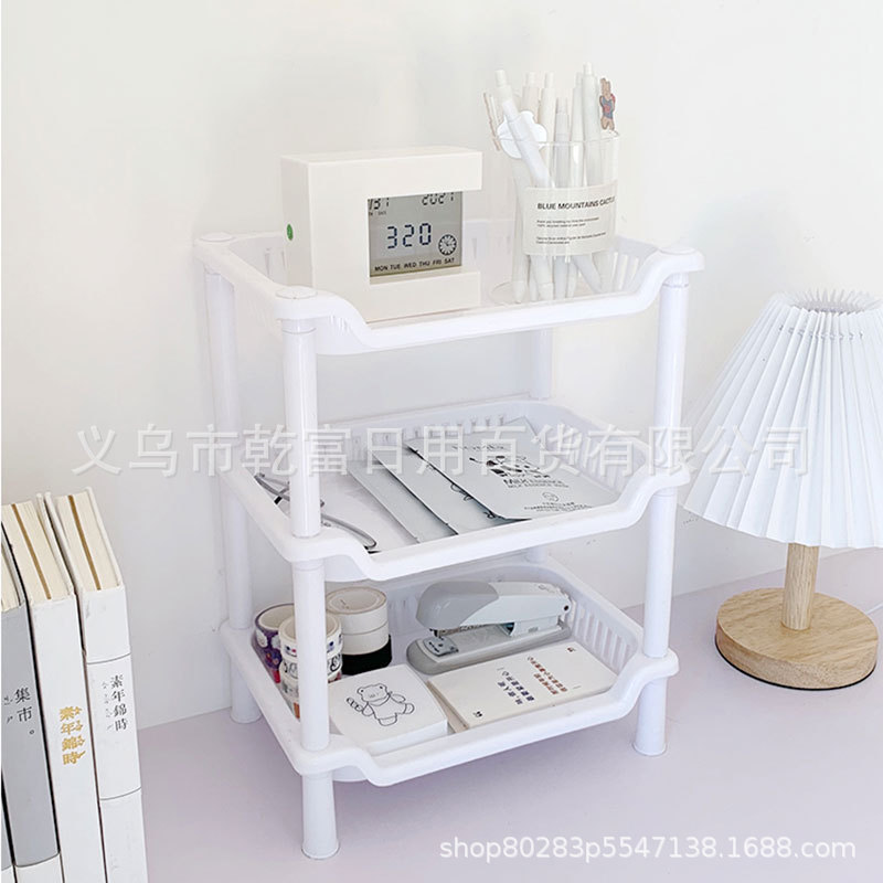 رفوف مزدوجين لمستحضرات التجميل مستلزمات مستحضرات التجميل مستعملة مباشرة من المصنع Specification image
