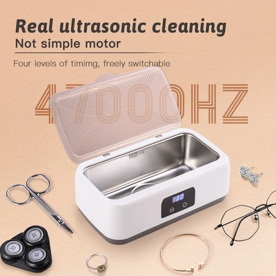 New ultrasonic cleaning machine for household glasses cleaning, small cleaning machine, cross-border jewelry and watch ultrasonic cleaning thumbnail