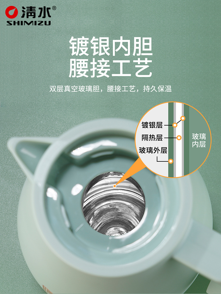 Shimizu Water Glass Interior Thermal Water Bottle Dormitory Home Warm Bottle Fashion Office Pressing Hot Water Bottle Application Scenario