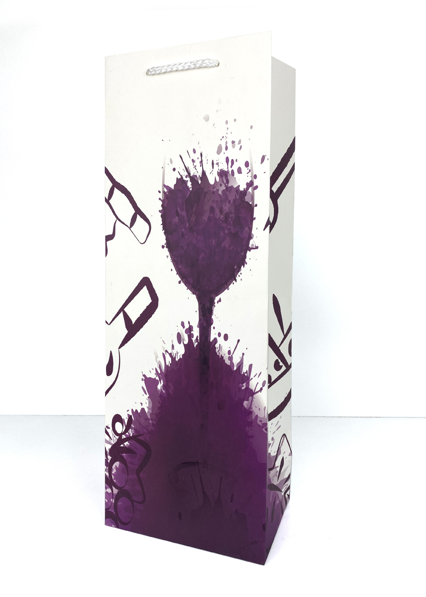 Cross-border exclusive new wine bags, creative color-printed red wine bags, wine and white wine paper bags, in stock from the manufacturer