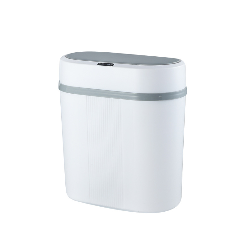 Nordic smart trash can household simple automatic induction living room bedroom bathroom sewing with cover manufacturers wholesale Item Picture