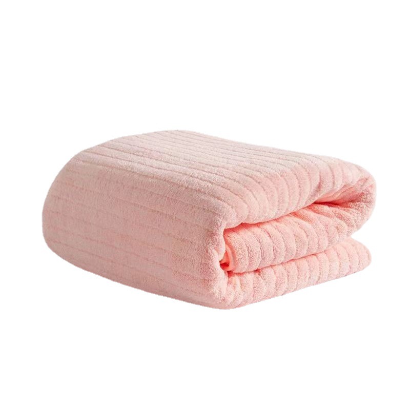 Coral Velvet Bath Towel Summer Women's Microfiber Household Manufacturers Wholesale Wipe Chest Adult Soft Water Absorption Does Not Drop Hair Item Picture