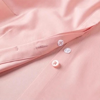 "Yanyu Xie" high-end men's business short-sleeved shirt made of bamboo fiber is moisture-absorbent, breathable and does not pill details Picture