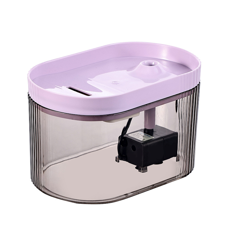 Dispensador de agua para gatos automático circulación flujo filtro bebedero para agua cuenco de alimentación para mascotas suministros para gatos agua potable Item Picture