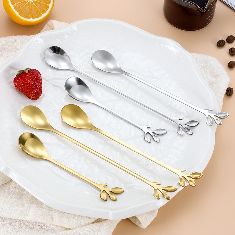 地摊餐具/不锈钢甜品勺/勺子/餐具套装/1元以下商品细节图