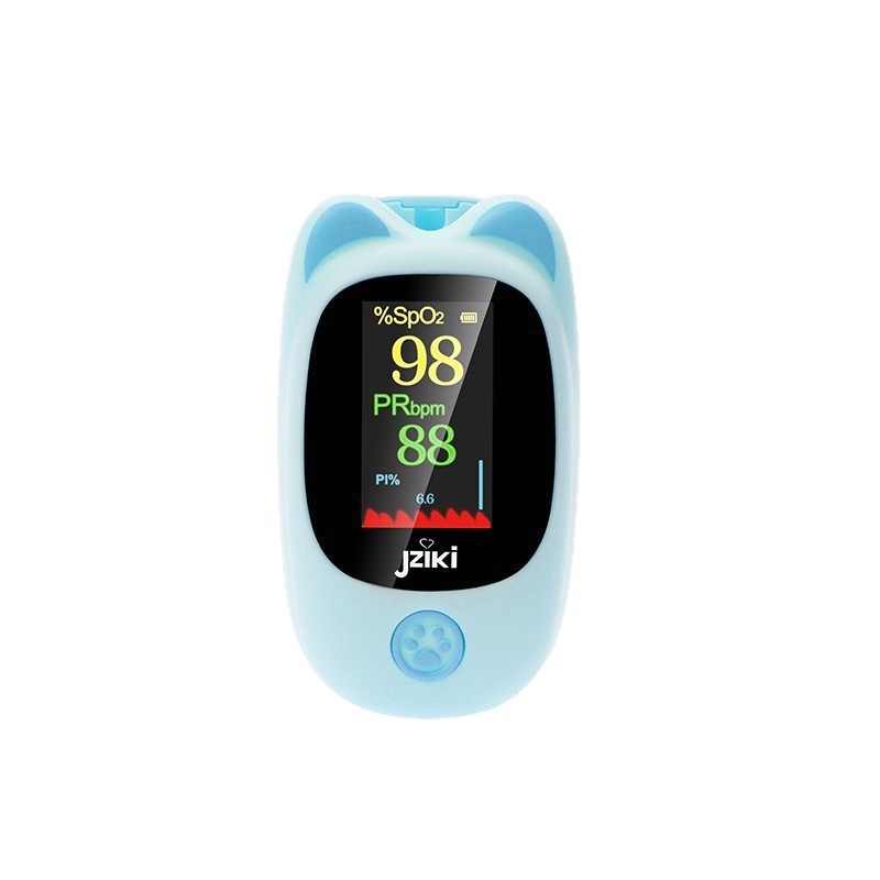 Cross-border children's dedicated blood oxygen meter, English packaging, medical finger clip blood oxygen meter, blood oxygen saturation measurement Item Picture
