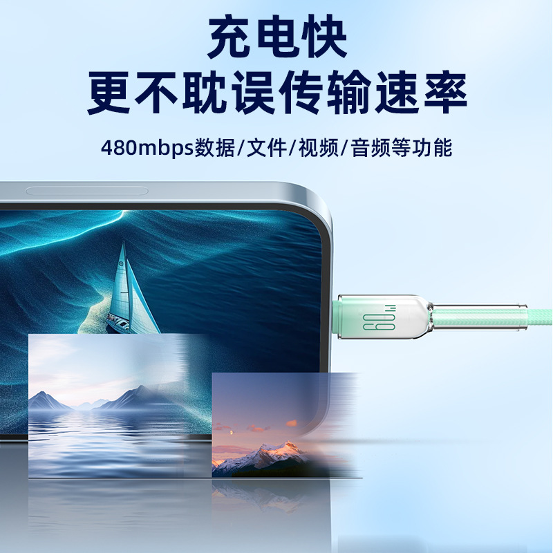 手机数据线实物图