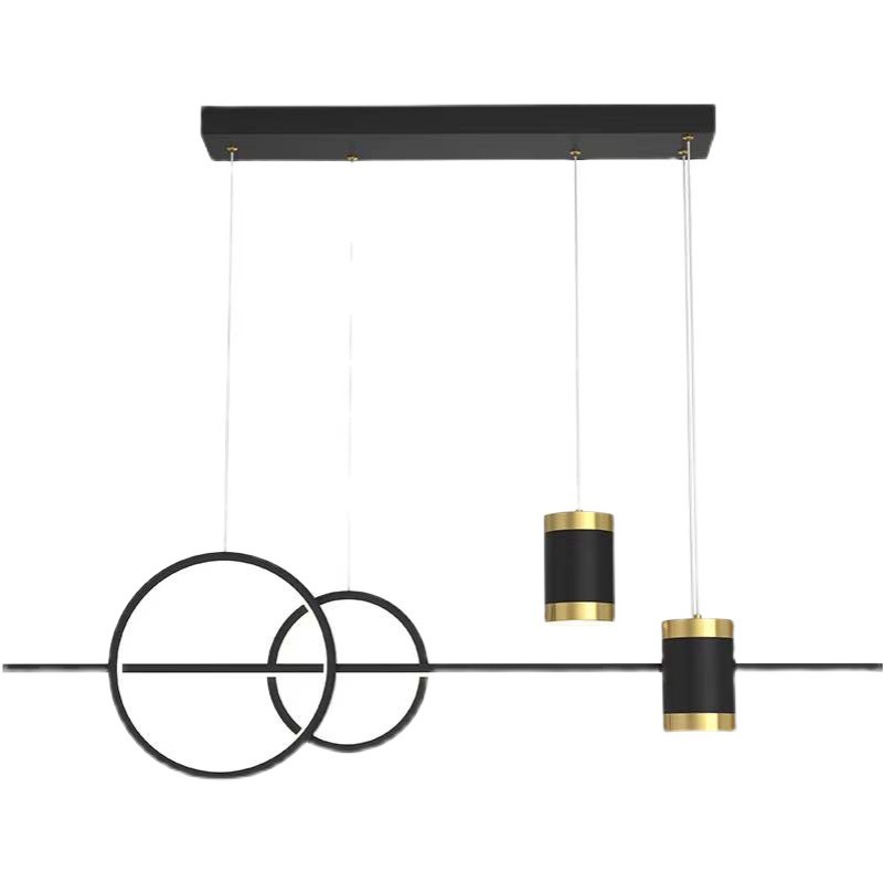 A modern, simple, creative and personalized led light luxury long bar counter lamp for a cross-border internet-famous restaurant Item Picture
