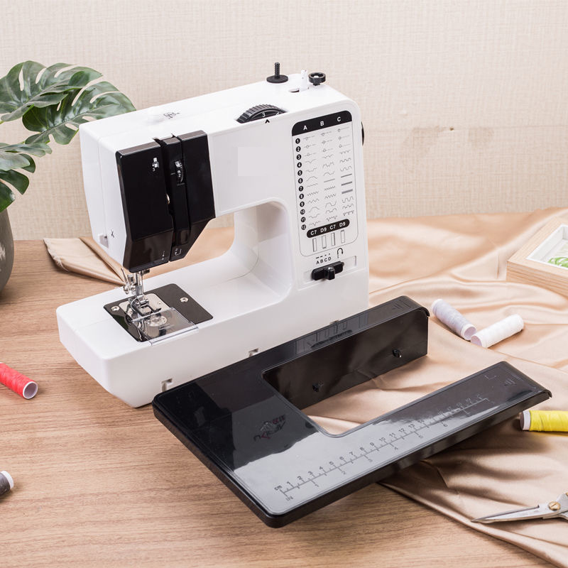 The popular 738 sewing machine in Europe and America is a small, electric, multi-functional, thick, locked-edge, and edge-wrapped desktop model details Picture