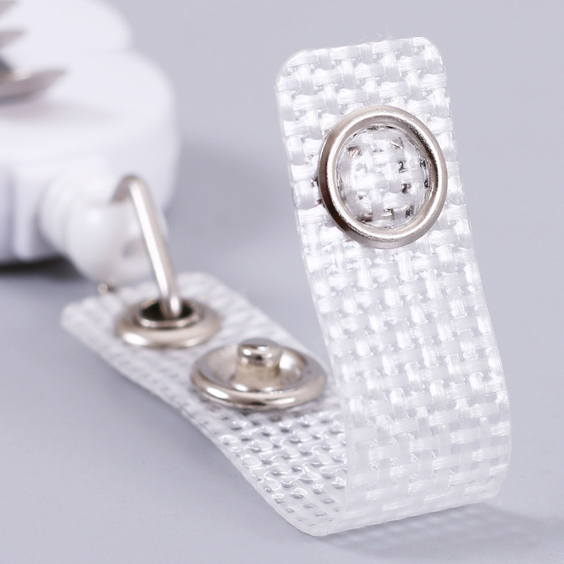 Factory Direct Spot Mesh Strap Easy To Pull Telescopic Lanyard Work Card Sleeve Name Card Frosted Surface Easy To Pull Buckle Application Scenario
