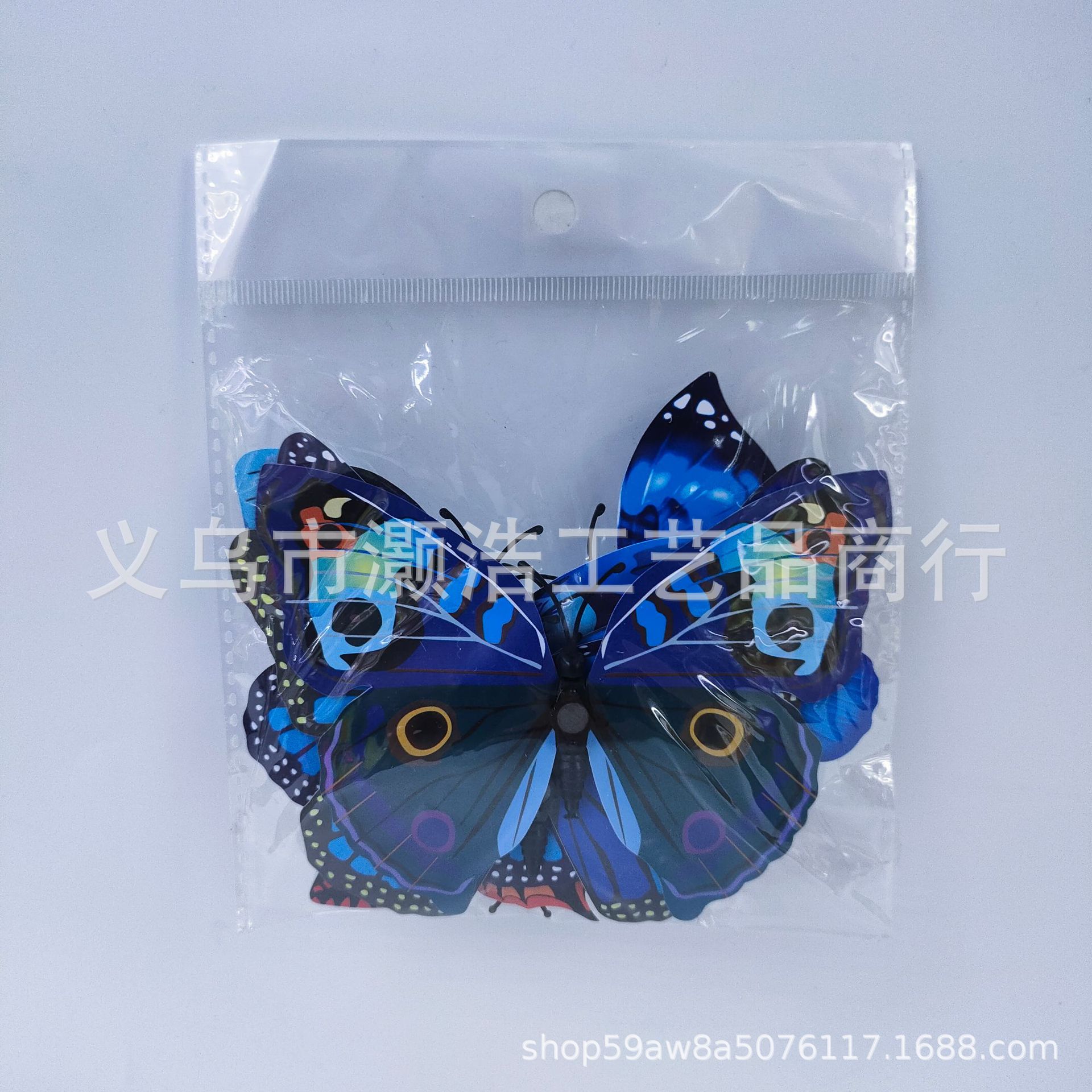 Factory Direct Sales Simulation Butterfly, 3D Three-Dimensional Butterfly, Daily Decoration, Painted Butterfly, Feather Butterfly details Picture