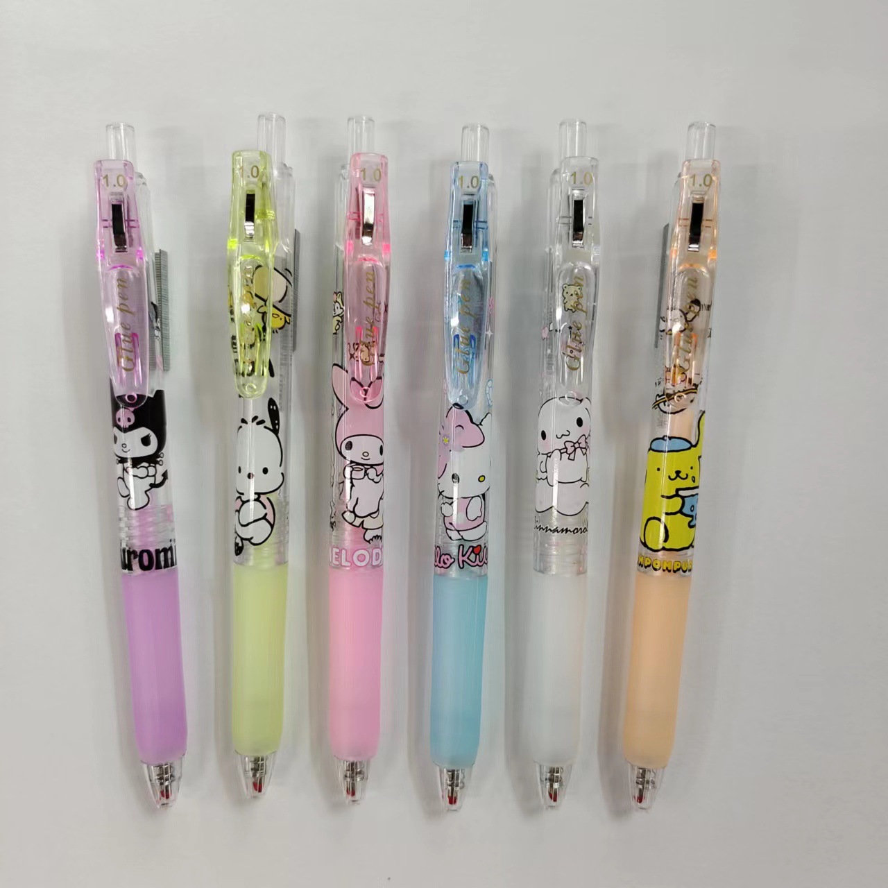 按动手账工具可爱卡通少女大容量液体点胶笔