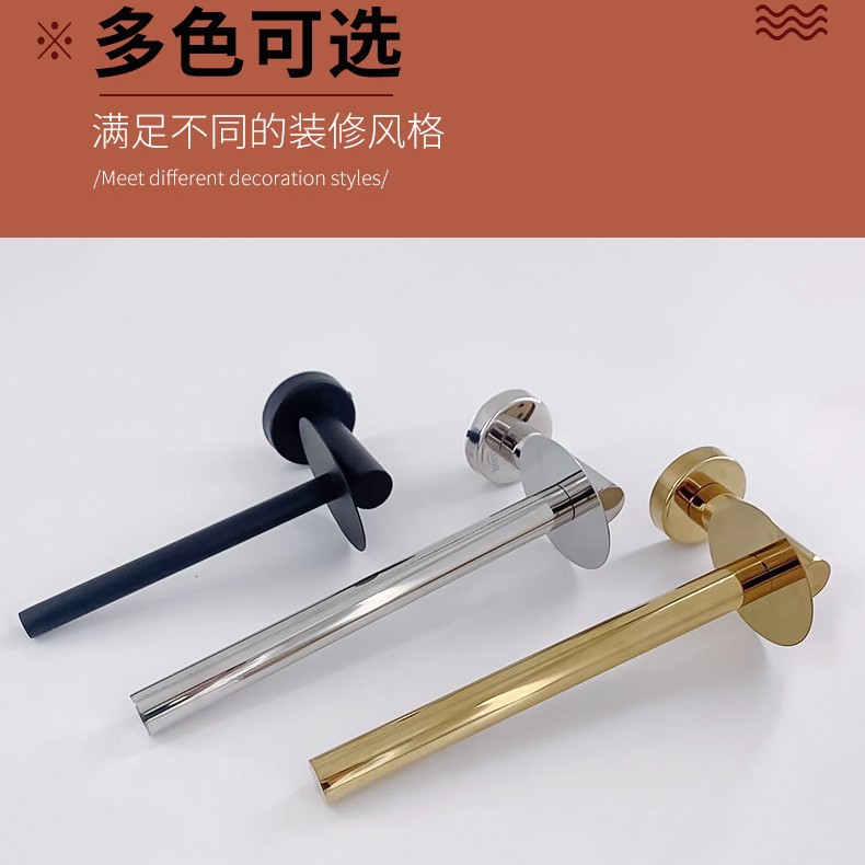 Wholesale of household bathroom toilet paper roll racks, stainless steel toilet paper racks, kitchen paper racks, hotel engineering bathroom tissue racks Specification image