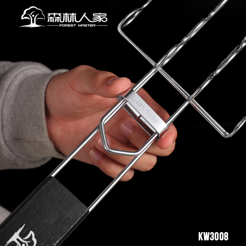 Forest Home Bbq Tool Sausage Grill Grill Net Stainless Steel Grill Net Outdoor Grill Grill Grill Clip Application Scenario