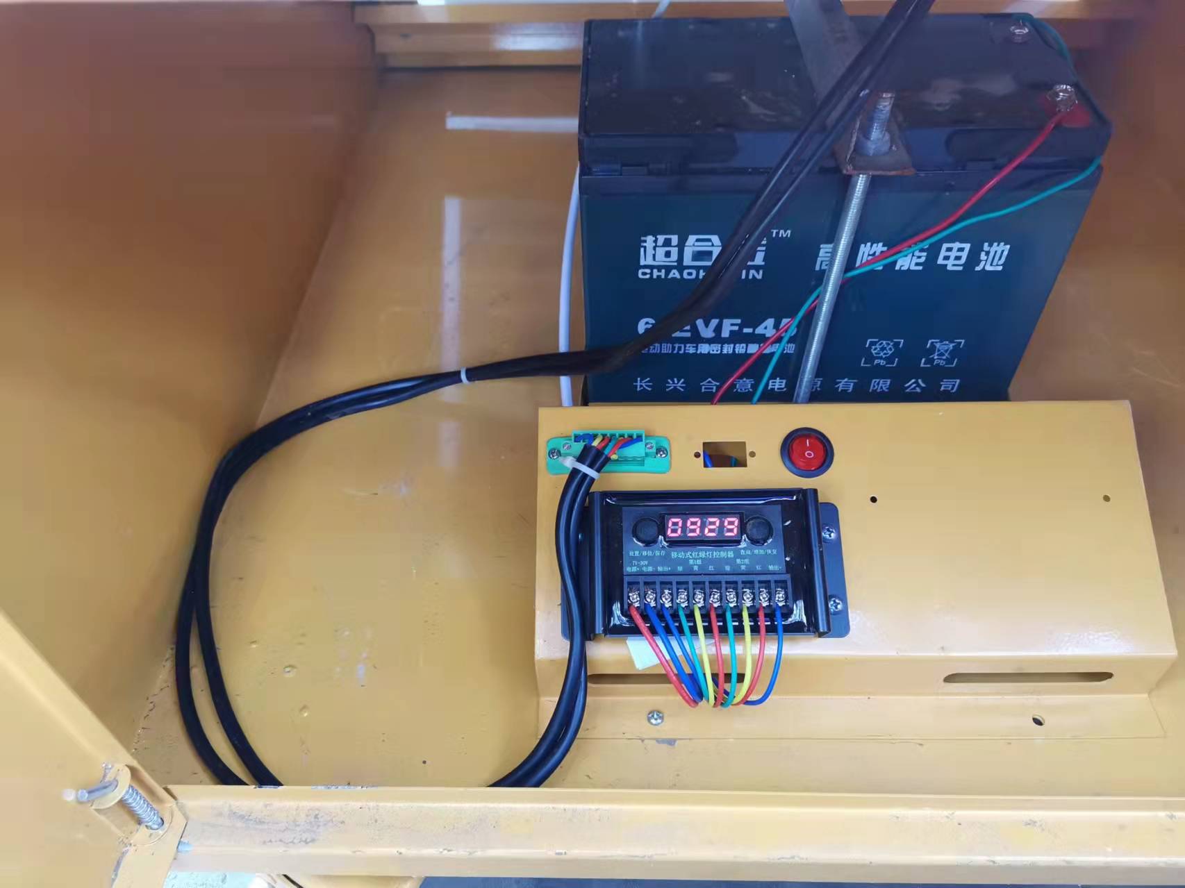 Solar mobile traffic light system Solar traffic light signal signal Application Scenario