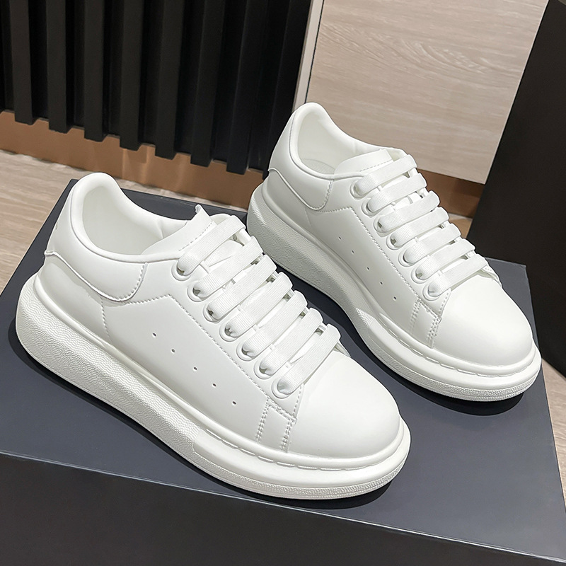 Fashion Mcqueen Small White Shoes Men's Shoes Spring 2022 New Shoes Men's Fashion Shoes Casual Sports Couple Small White Shoes Men details Picture