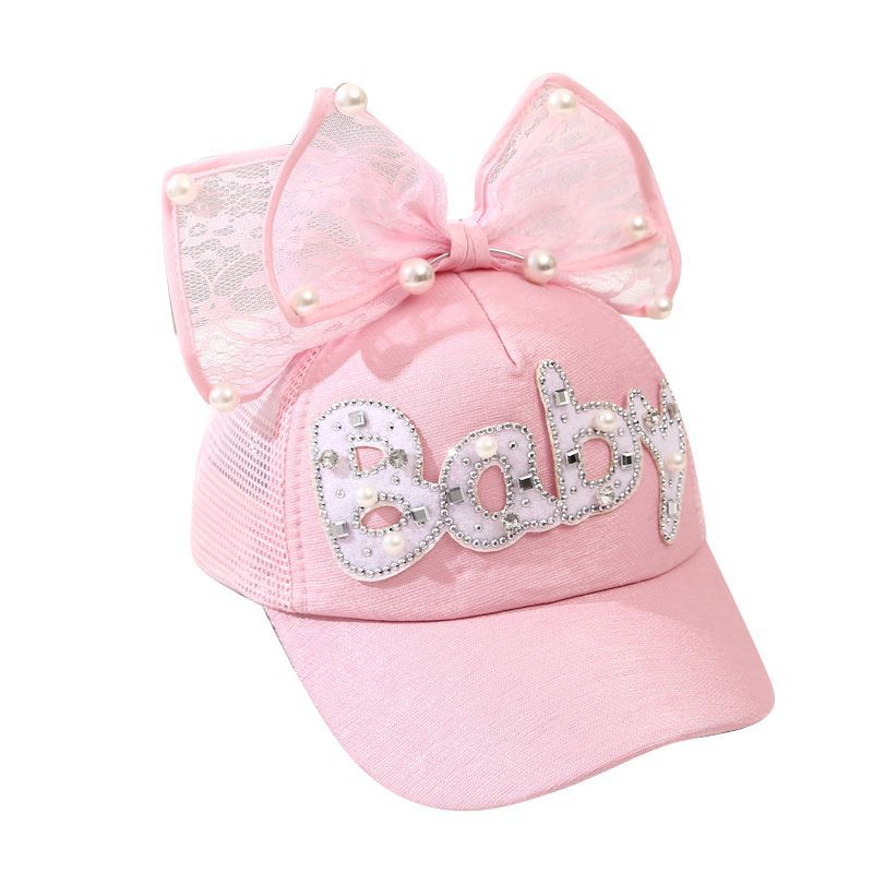 Female Treasure Hat Children's Hat Korean Version Girls Summer Cap Breathable Baseball Sun Hat Sun Block Princess Tide Item Picture
