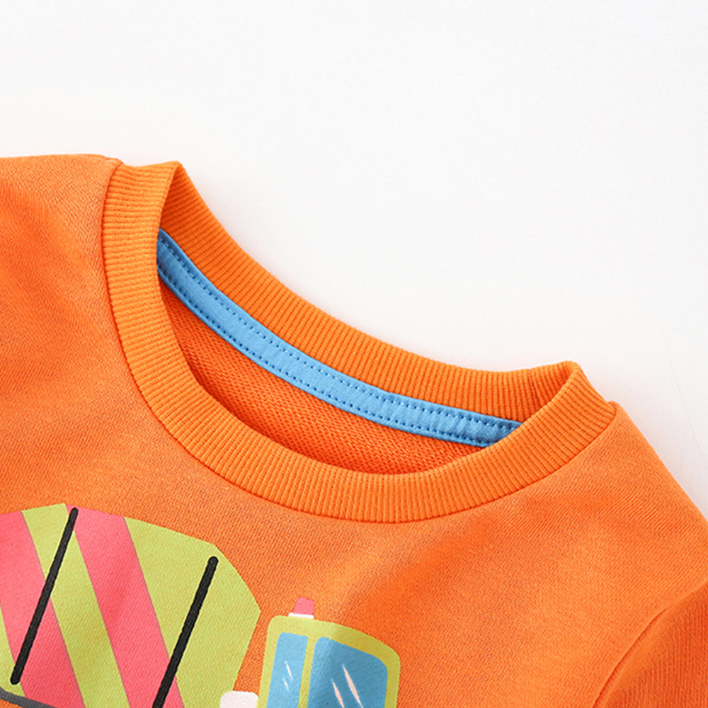 Autumn and winter 2011 children's round-neck sweatshirts, casual car wear, long-sleeved sweatshirts for boys, printed tops details Picture