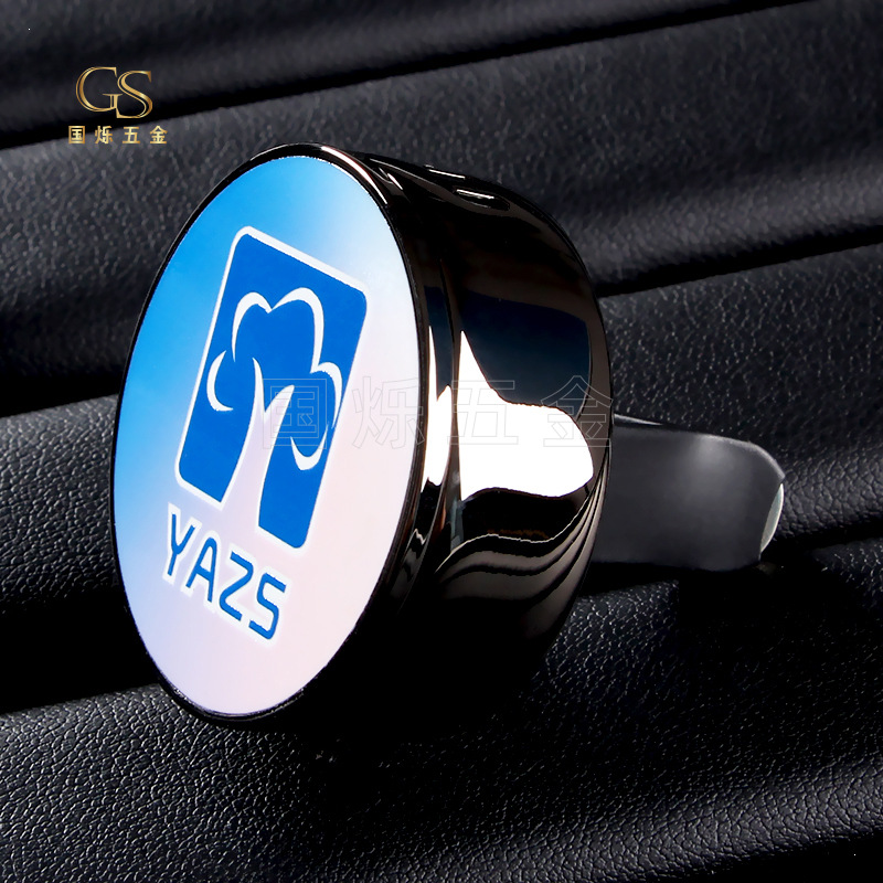 厂家批发车载香水汽车出风口香薰夹磁吸金属香薰夹logo摆件定 制详情图3