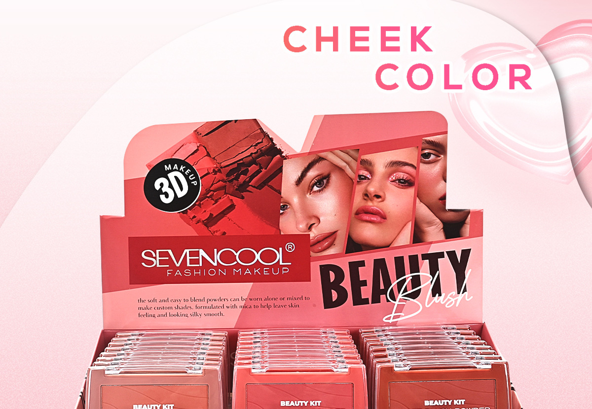 SEVENCOOL Blush matte, long-lasting whitening, easy to apply, blush cosmetics, makeup, nude series, single color blush pic 4
