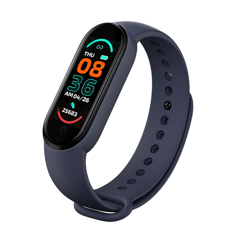 M6 Smart Bracelet Heart Rate Blood Pressure Bluetooth Meter Music Weather Sleep Monitoring Cross-Border M6 Smart Sports Bracelet Application Scenario