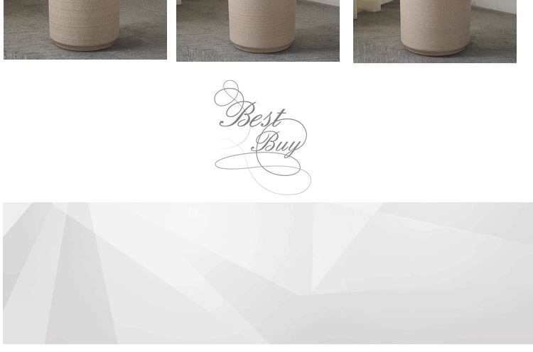 简约北欧圆口陶瓷花盆大号落地绿植摆件家用办公透气实用花盆装饰详情6