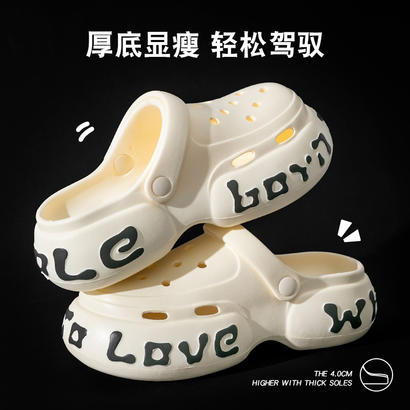 人字拖女夏季沙滩/凉拖/地摊模式夏凉拖/洞洞鞋/eva凉拖产品图