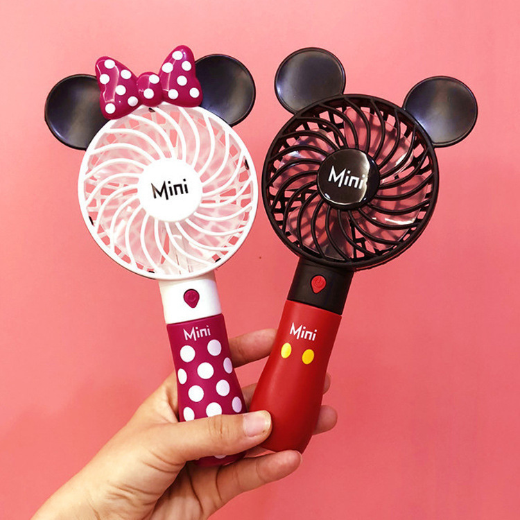 Small Fan Small Student Dormitory Portable Mini Rechargeable Usb Portable Large Wind Power Desktop Electric Fan