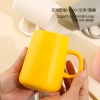 Matte mugs, large-capacity household coffee cups, ceramic cups, custom-made high-quality appearance souvenirs, water cups, cross-border Application Scenario