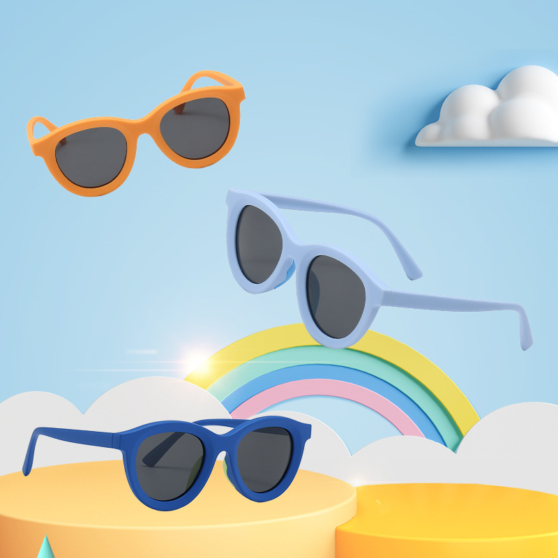 New Children's Sunglasses Wholesale Children's Mirror Sunglasses Polarizing Mirror Student Sunglasses Children's Sunshade Mirror 6144 Specification drawing