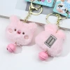 Creative plush pendants, cute cartoon bear keychains, backpack decorations, girlish ins accessories x in stock Specification image