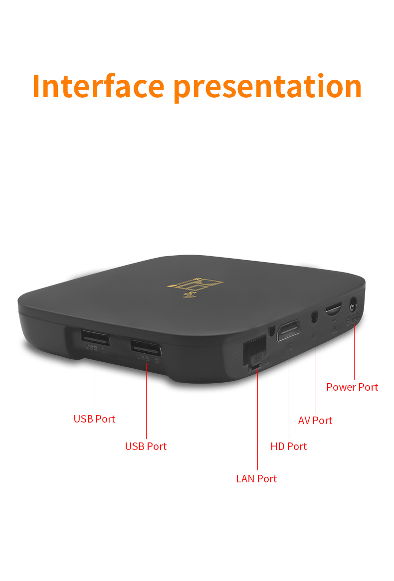 M Factory XQ PRO Android HD D9 Network TV Set-top BOX amlogic S905L TV BOX details Picture