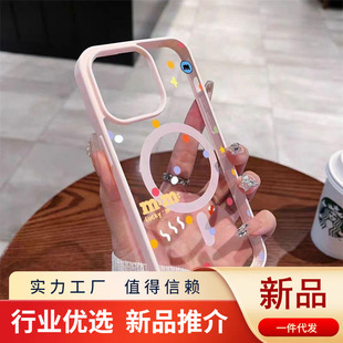 Magsafe shockproof transparent magnetic case is simple and practical. It is a drop-resistant phone case for iPhone 17 that is not prone to yellowing and has a large hole pic 27