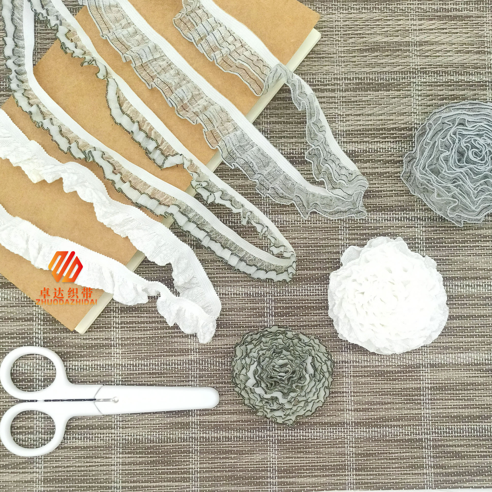 Manufacturers Spot Gold And Silver Onion Wooden Ear Lace Elastic Elastic Ribbon Nylon Clothing Hem Women's Culottes Accessories Application Scenario