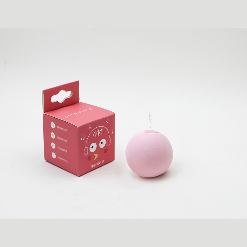 亚马逊新品神奇引力叫叫球猫咪自嗨解闷用品逗猫棒薄荷球发声玩具详情图4