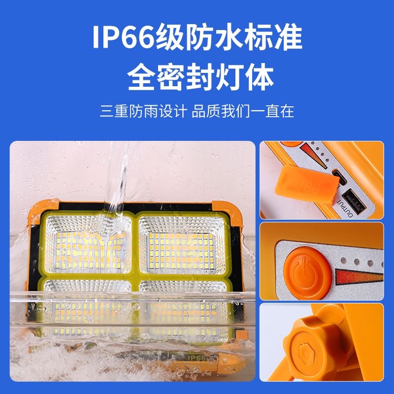 Cross-border best-selling solar charging lights, night market lights, street stall lights, LED outdoor camping emergency lights, camping bulb lights Application Scenario