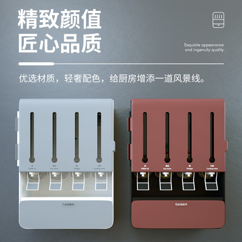 أرفف توابل لوعاء وقود مطبخ معلقة Specification image