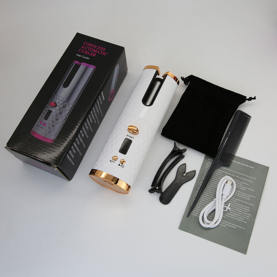 أجهزة تجعيد الشعر القصيرة العابرة للحدود التي تعمل لاسلكيا بالكامل لا تسبب إصابات، ولا تحرق المهجع السياحية المنزلية Specification image