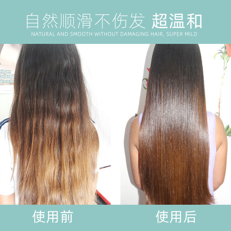 Clip-Free, Pull-Free Hair Dye Specification drawing